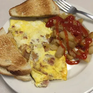 Bacon and Cheese Omelette