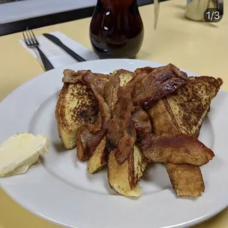 French Toast with Bacon