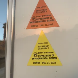 Health department permit