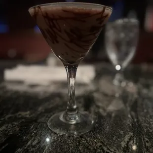 Chocolate strawberry martini
