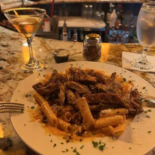Blackened chicken vodka rigatoni. Yummy