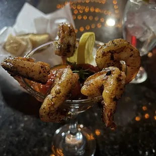 Blackened Shrimp Cocktail