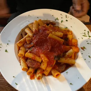 pasta dish, pasta, food