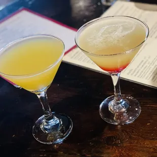 Peach Martini &amp; Skyline Martini