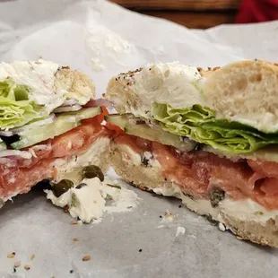 Lox bagel