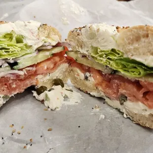 Lox bagel