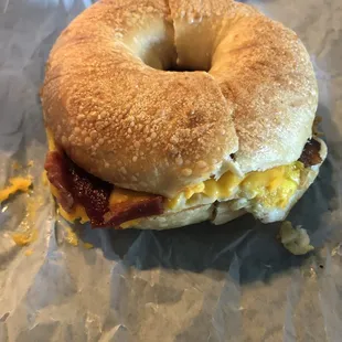 Bacon Egg and Cheddar