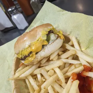 Don't sleep on the burger here
