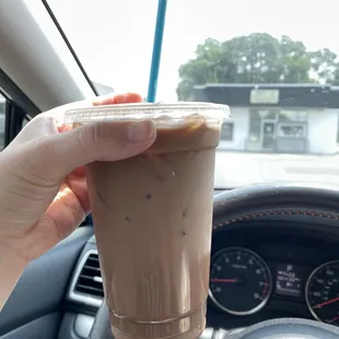 Nutty Monkey Iced Latte