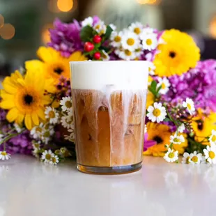 Cold Brew with Pistachio Cold Foam - Spring Menu