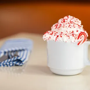 Candy Cane Mocha on the winter menu