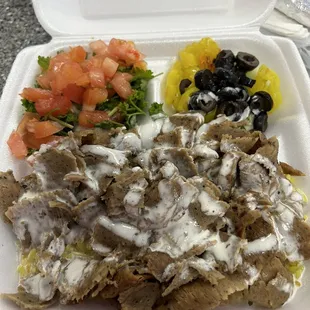 Lamb Gyro Platter