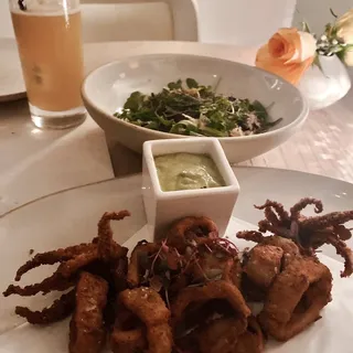 "Everything" crusted Calamari