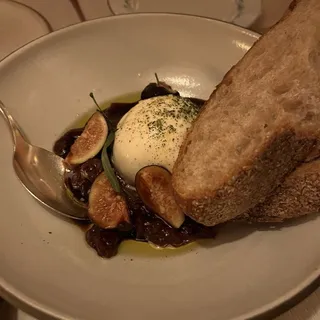 Burrata with Fig Compote