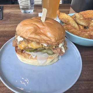Mr Onion Chicken Sandwich