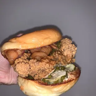 Spicy chicken sandwich
