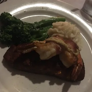 Blackened Salmon with Shrimp