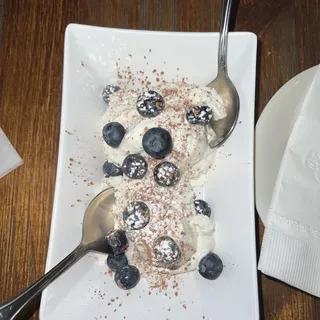 Gelato with Fresh Berries