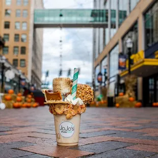JoJo&apos;s Pumpkin Patch Shake on Columbia Street in Detroit