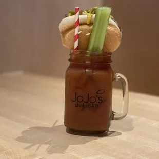 Yes, that is a mini-hotdog on top