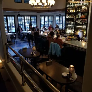 Aerial of the bar with opening windows!