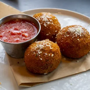 a plate of fried food