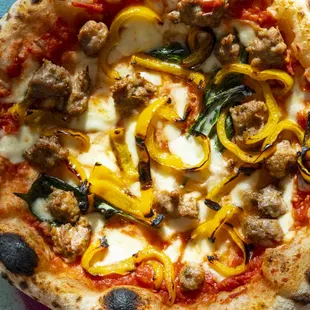 pizza, food