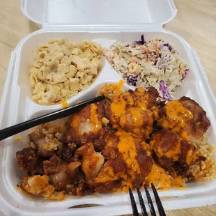 Fried chicken rice bowl