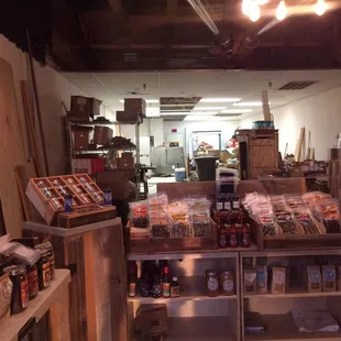 Interior is currently under renovation. But business as usual.