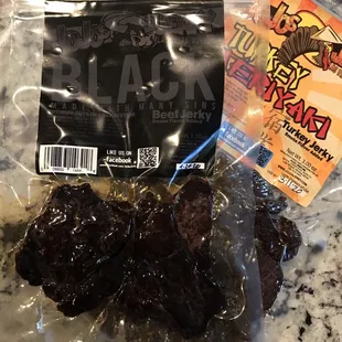 Black label and turkey teriyaki