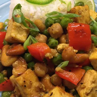 Vegan Curry Tofu w/ Cashews