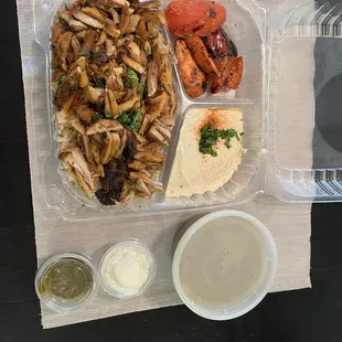 Chicken shawarma Lunch Special