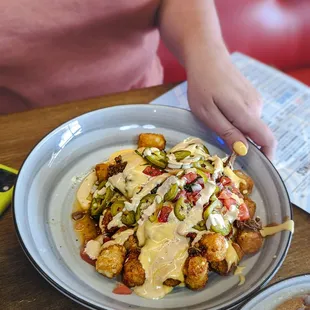 Tot Nachos Plate