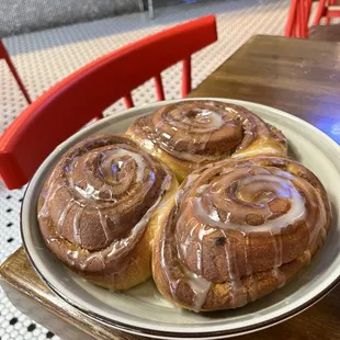 Yes...that&apos;s considered one cinnamon roll. It&apos;s HUGE!