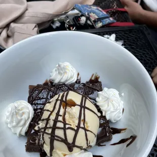 Double Chocolate Brownie sundae
