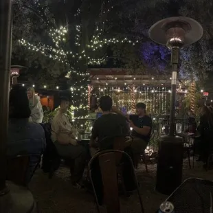 Outdoor Seating with Heaters