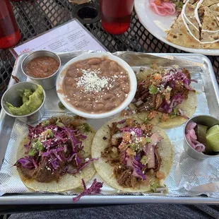 Pulled Pork Taco Plate