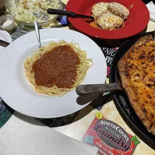 Eggplant with Spaghetti Marinara