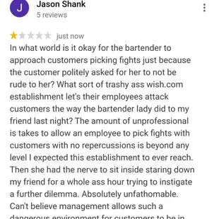 They deleted my review!