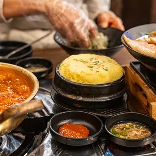 a person preparing food