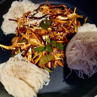 Spicy Sea Snail Salad with Noodles