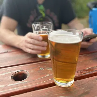 11am Pfriem IPAs on a Wednesday? Don't mind if we do! #adulting #outforawalk #neighborhoodcafe