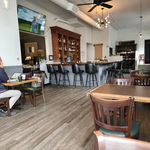 Looking toward the bar