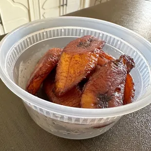 8 oz. Container of Sweet plantains (dodo)