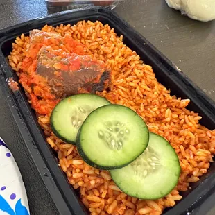 Goatmeat + rice Ayilata