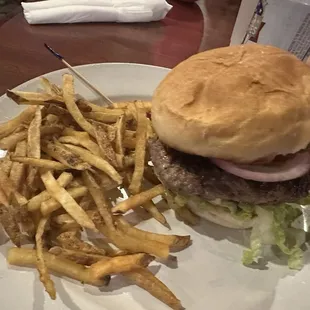 Build your own burger &amp; fries