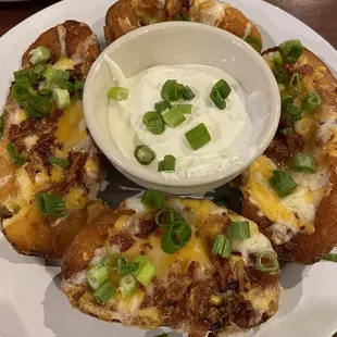 Potato skins-very good