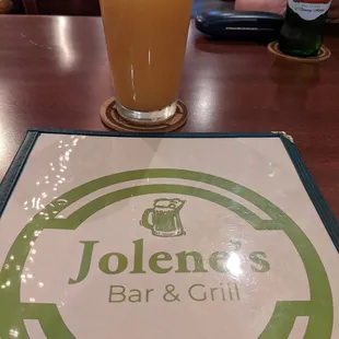 Menu and Alewerks IPA