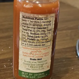 Dirty, expiration date of 2020, can&apos;t replace the bottle at least once a year?!