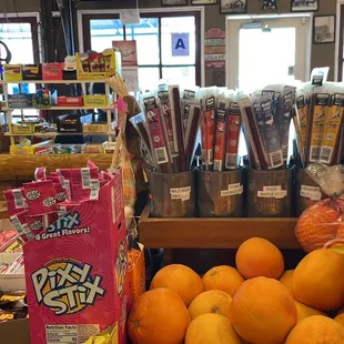oranges and candy